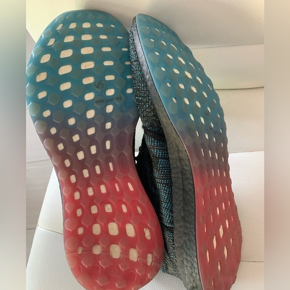 Adidas PureBoost Go Mens Size 12 Cyan Athletic Running Shoes Sneakers 121522550 - Picture 6 of 10